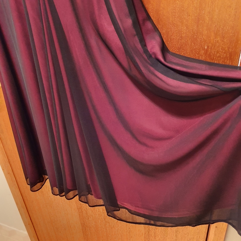 π YESSICA Pink & Black Cocktail Dress Size UK 16 π - Picture 3 of 8
